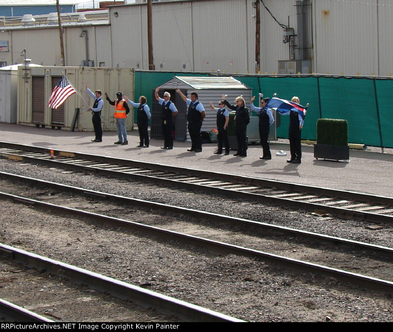 Rocky Mountaineer welcoming staff